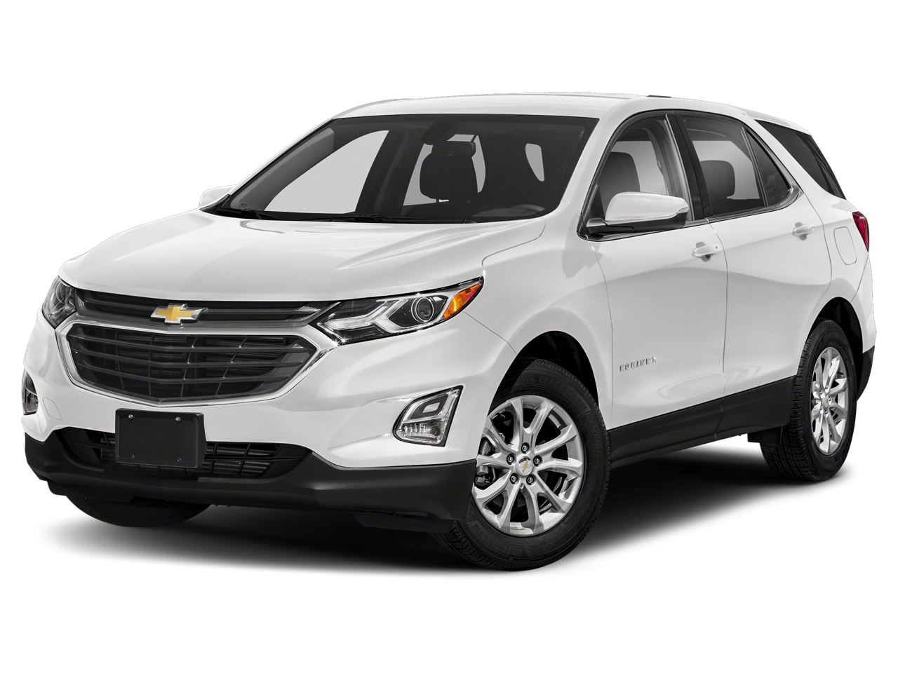 2020 Chevrolet Equinox LT in Mosaic Black Metallic — front three-quarter view