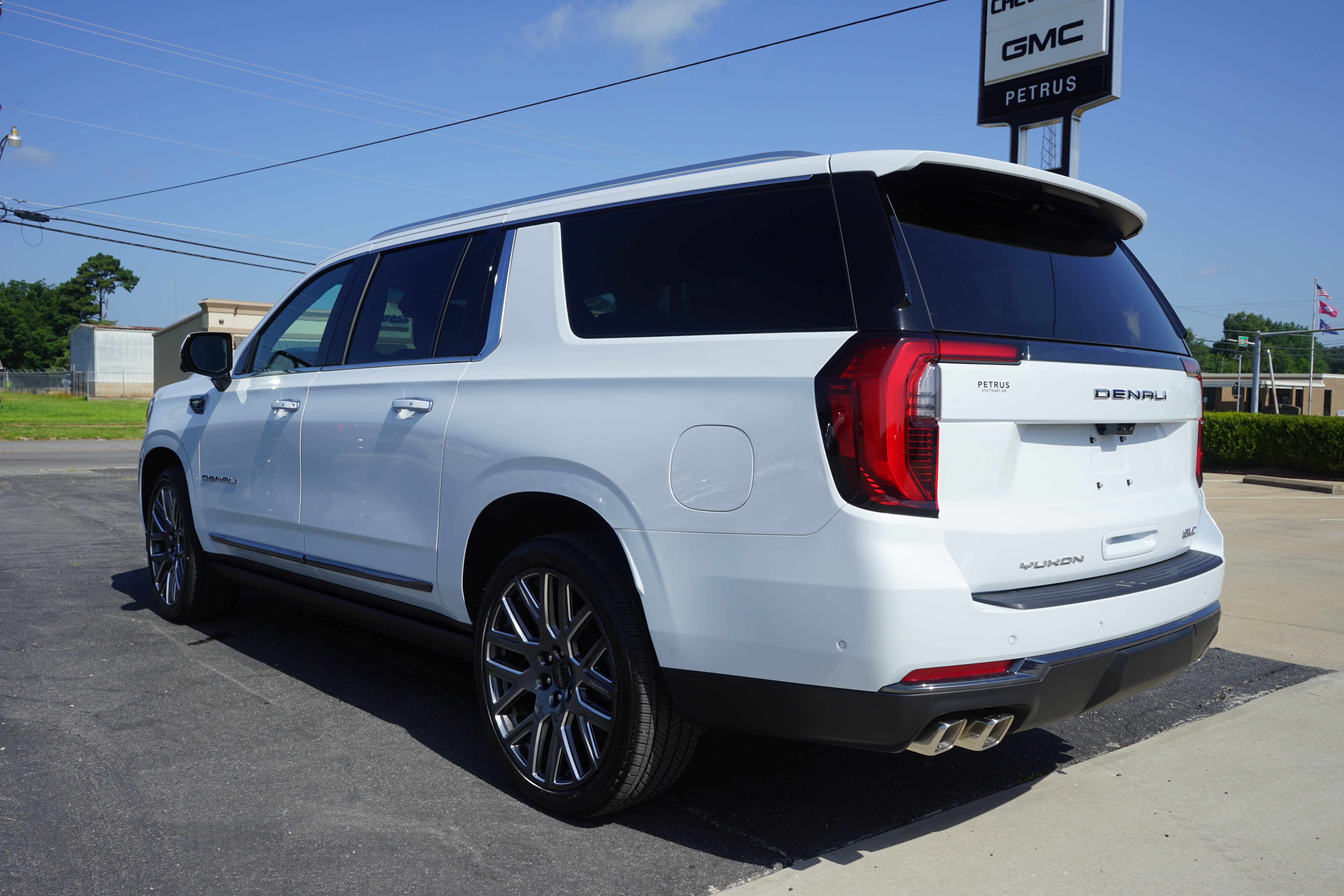 2026 GMC Yukon XL — rear three-quarter view